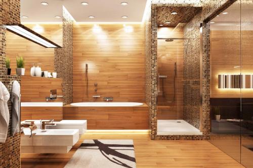 Modern design bathroom